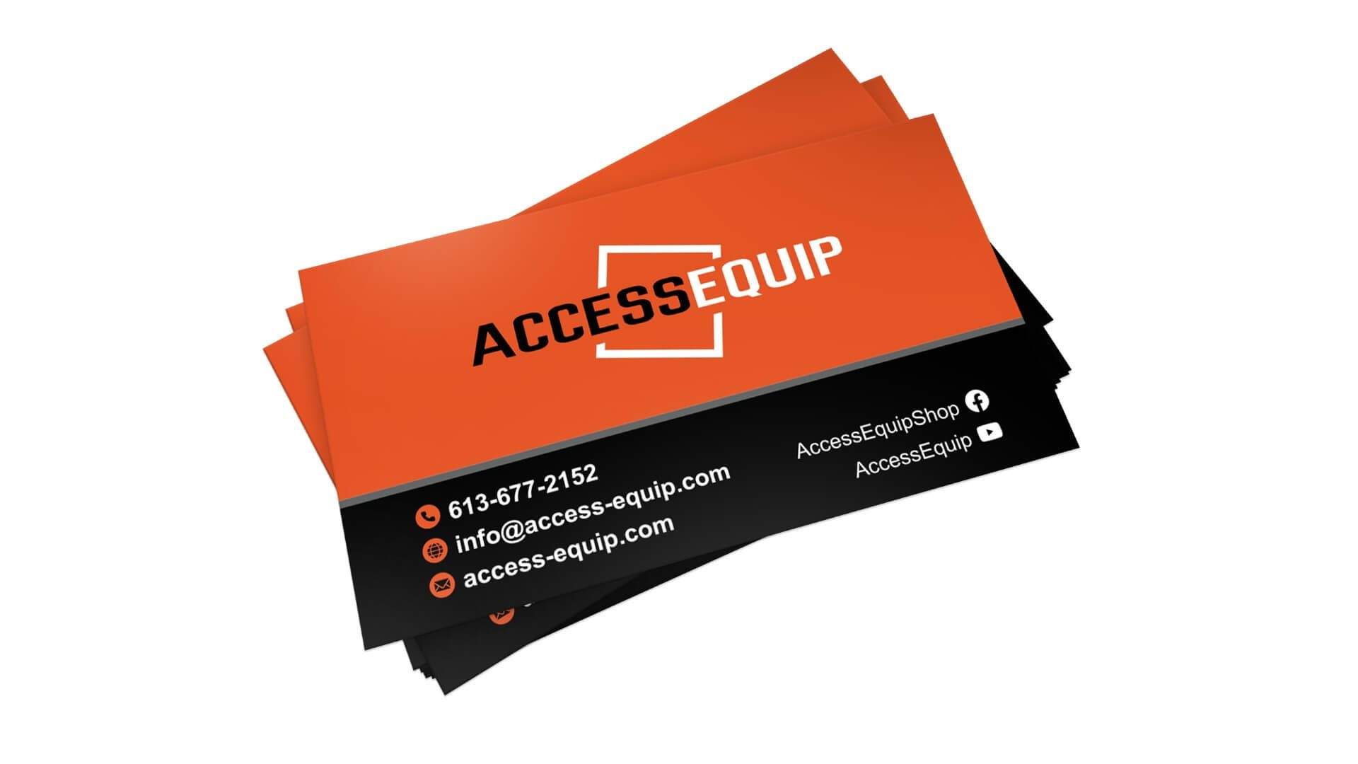 Portfolio - Access Equip - Print - Cards